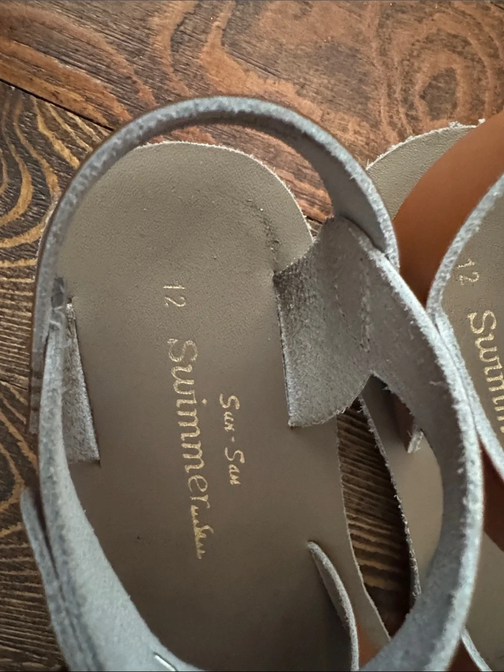 Kids Sun-San Swimmers Salt Water Sandals size 12